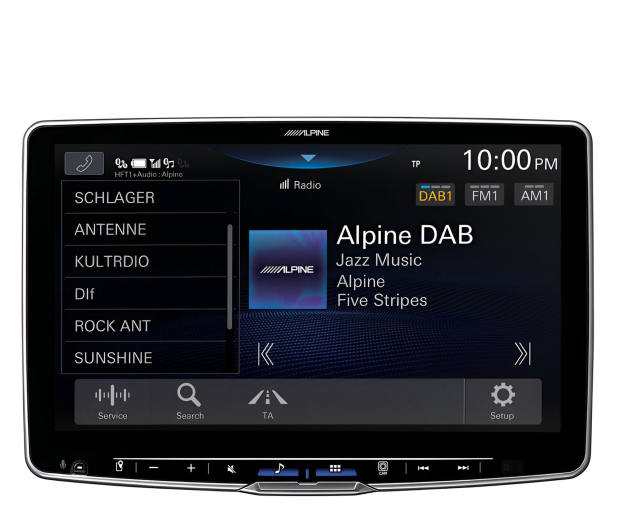 Alpine LX-F115D 11" 1-DIN CarPlay + Android Auto - 1324160 - zdjęcie